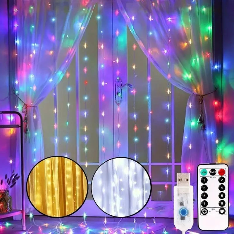 LED Curtain String Lights – Fairy Lights for Home & Holidays - candletown.net