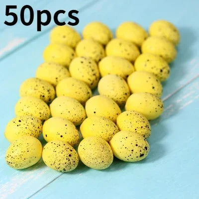50pcs Artificial Easter Eggs – DIY Craft & Home Decoration - candletown.net