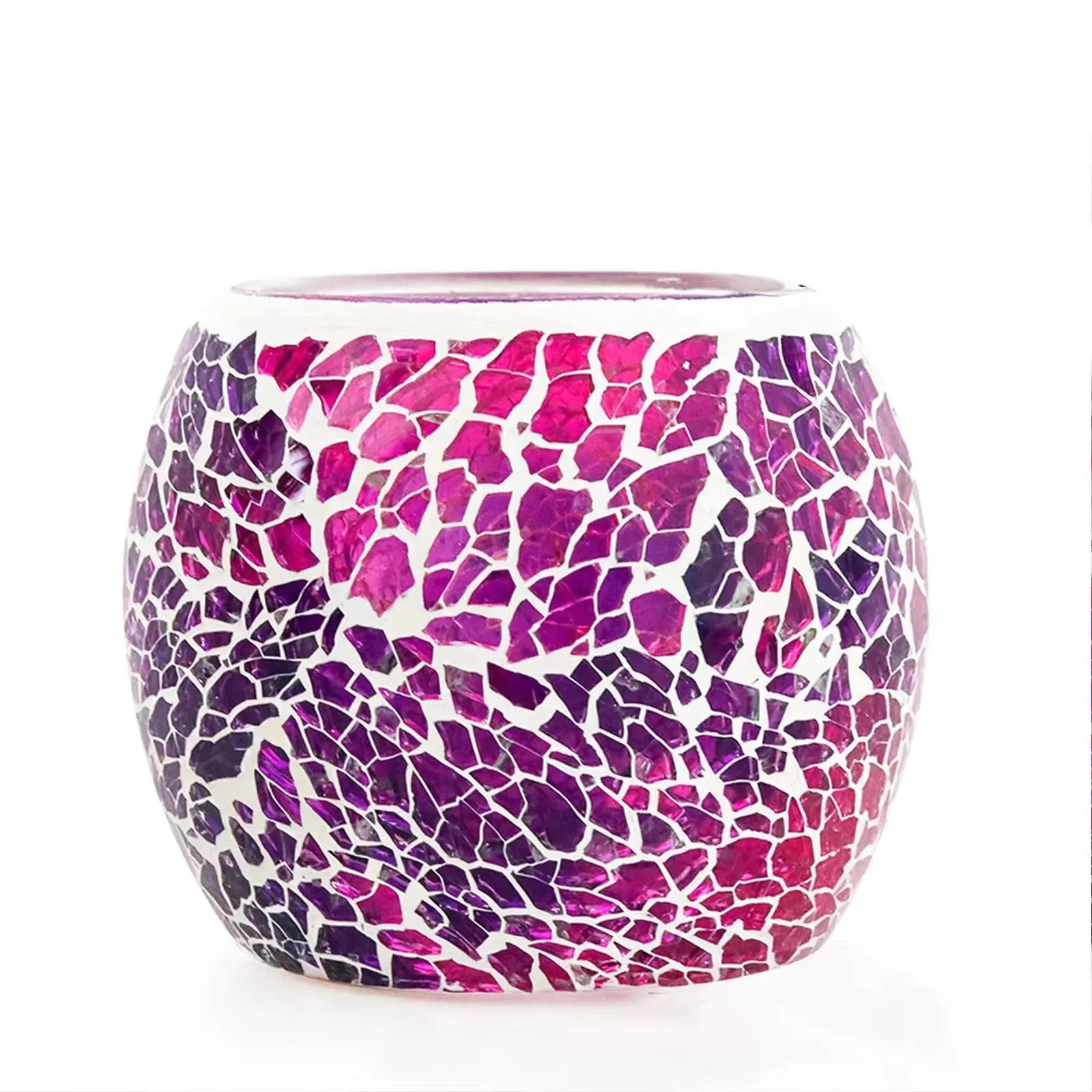 Glass Mosaic Candle Holder