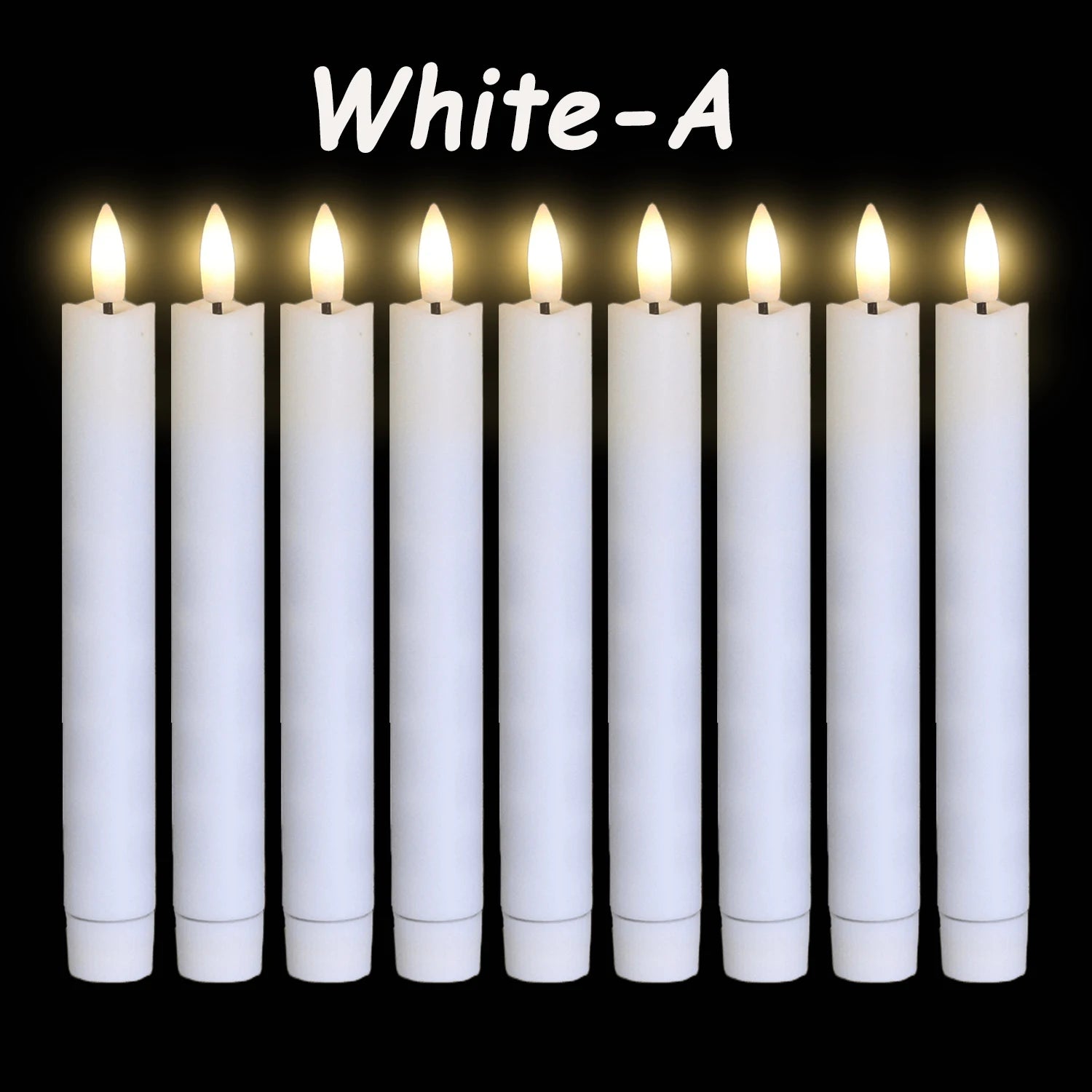 Flameless LED Taper Candles (12–300PCS) - candletown.net