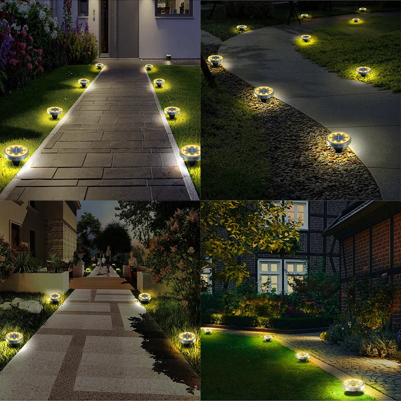 Solar Ground Lights for Garden Paths - candletown.net