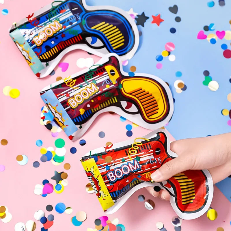 Handheld Confetti Poppers – Party Celebration Set (10 pcs) - candletown.net