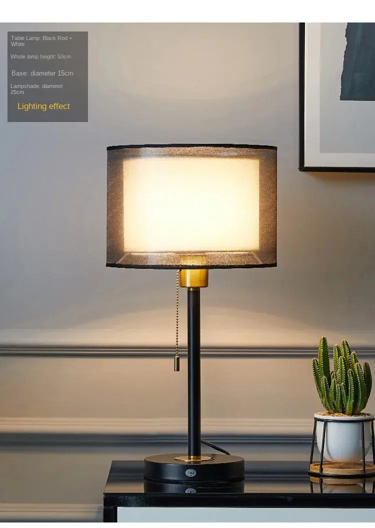 American Gold Table Lamp – Nordic Modern Luxury Design - candletown.net