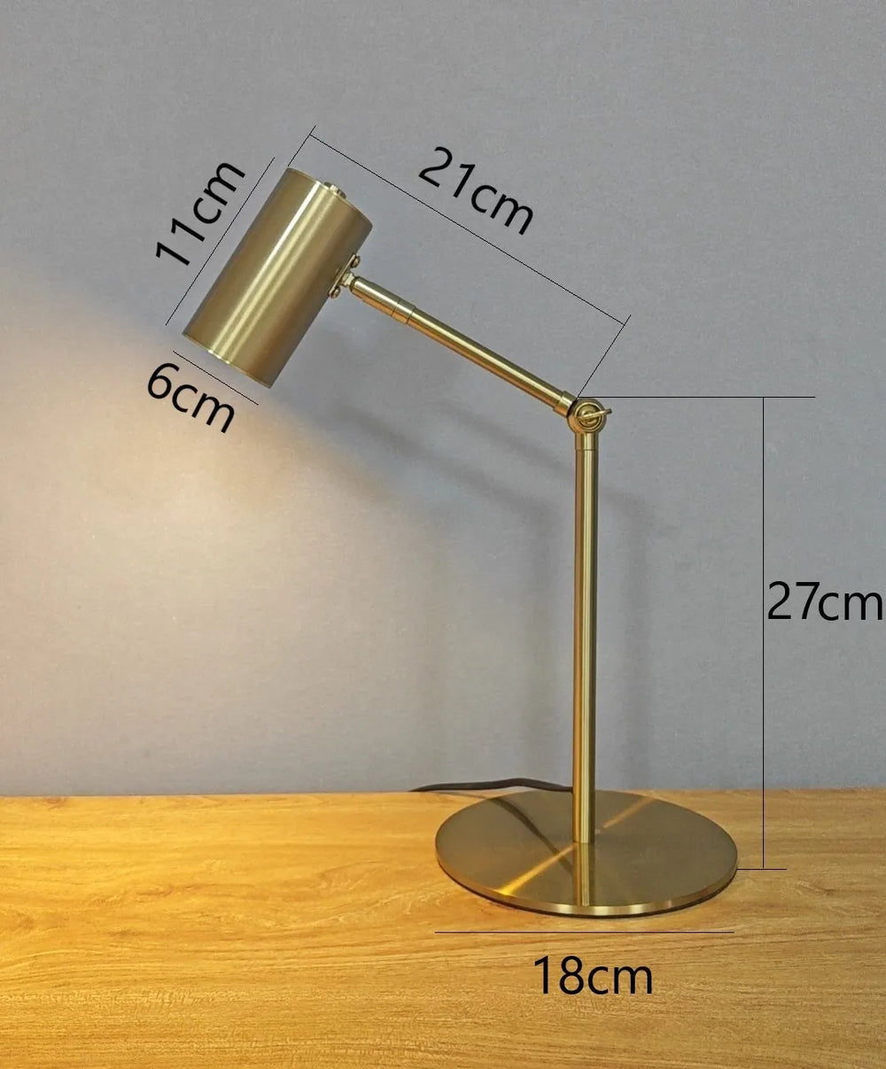 Modern Golden Table Lamp – Nordic Design - candletown.net