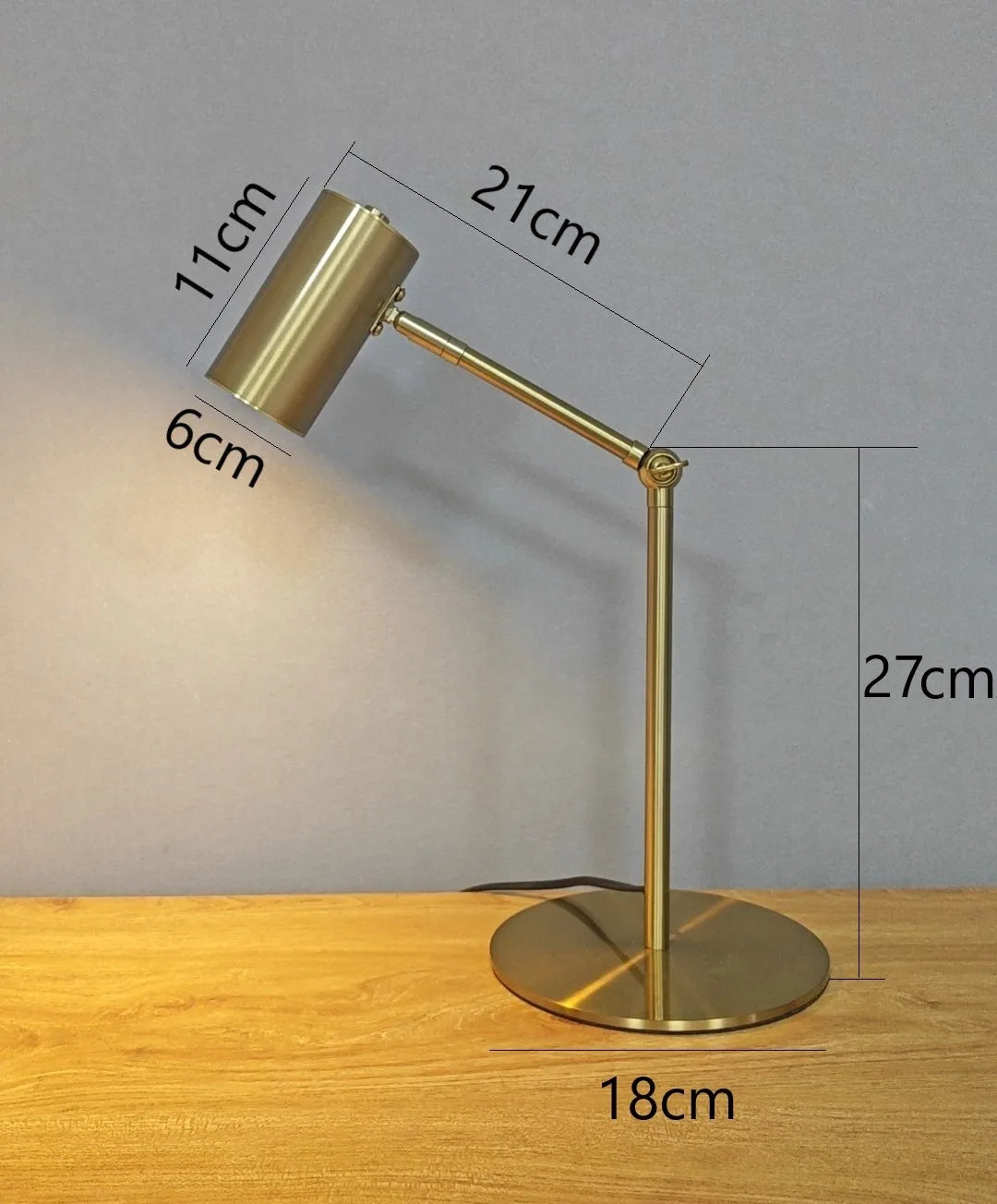 Modern Golden Table Lamp – Nordic Design - candletown.net