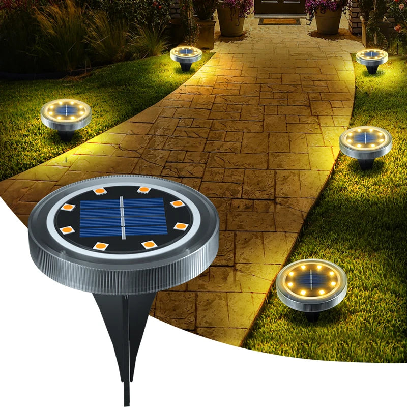 Solar Ground Lights for Garden Paths - candletown.net