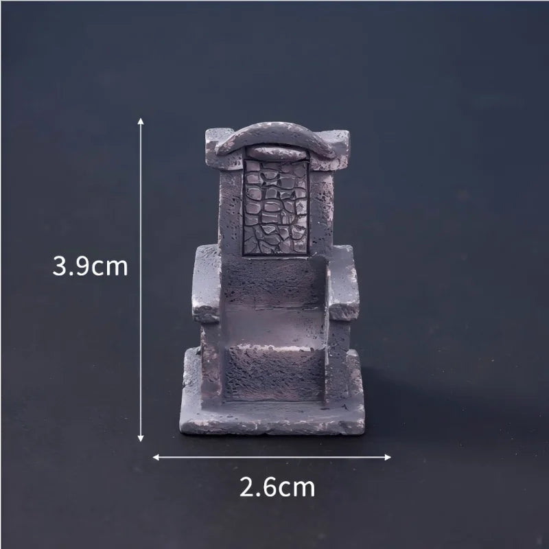 Mini Halloween Figurines – Resin Ghosts, Skulls & Tombstones for Spooky Decor - candletown.net