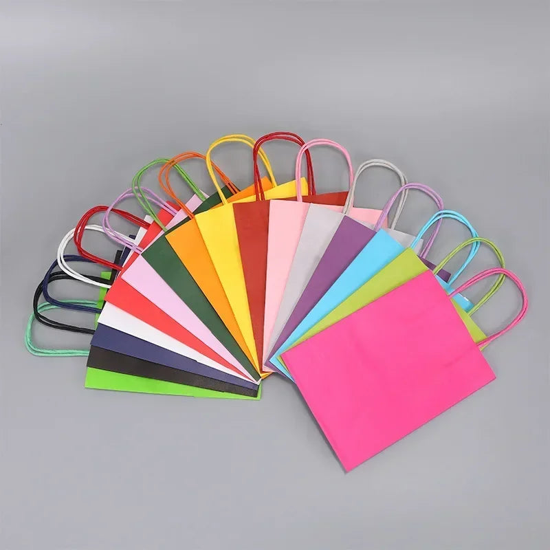 Colorful Paper Gift Bags – Multiple Shades for All Celebrations - candletown.net
