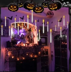 Magic Floating LED Candles with Wand Remote – 10–24 Pack - candletown.net