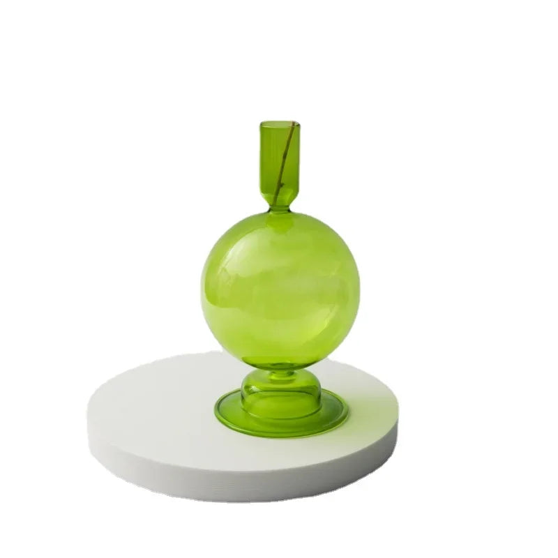 Colorful Glass Candle Holder - candletown.net