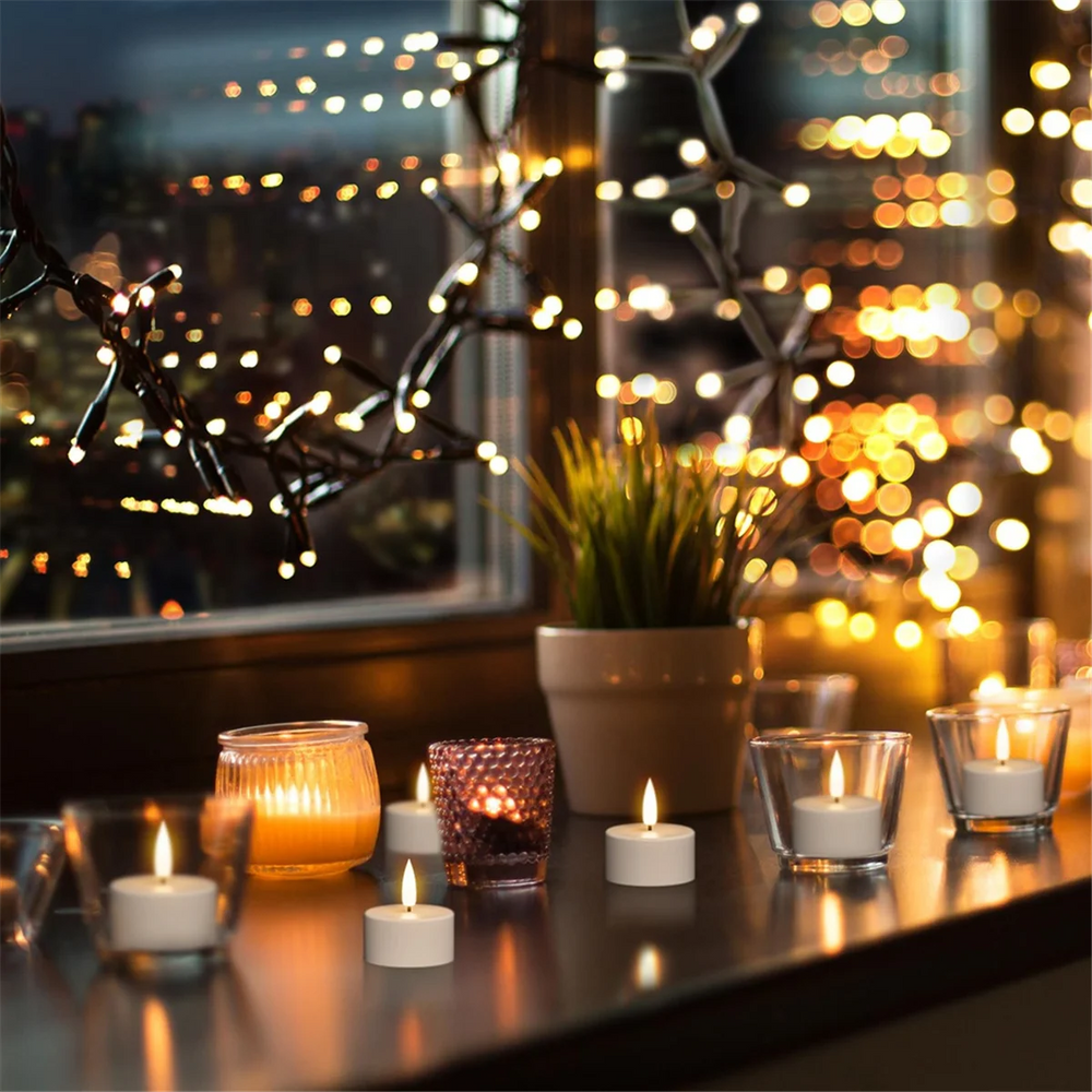 Rechargeable Flameless LED Tea Lights with Remote - candletown.net