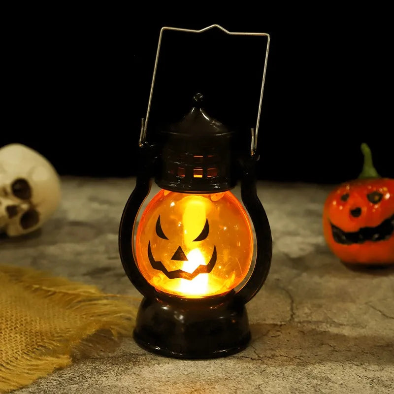 LED Halloween Pumpkin or Skull Lamp – Flameless Vintage Light - candletown.net