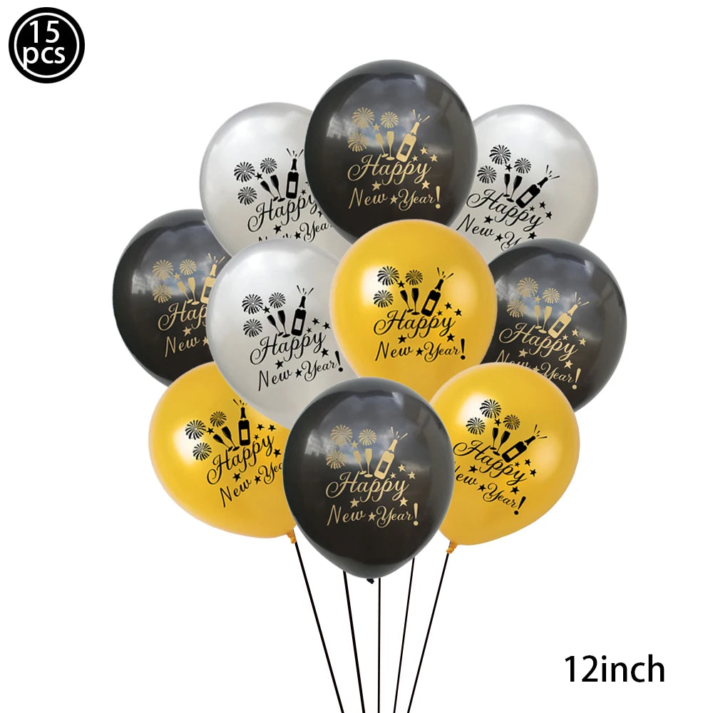 2026 New Year Latex Balloons
