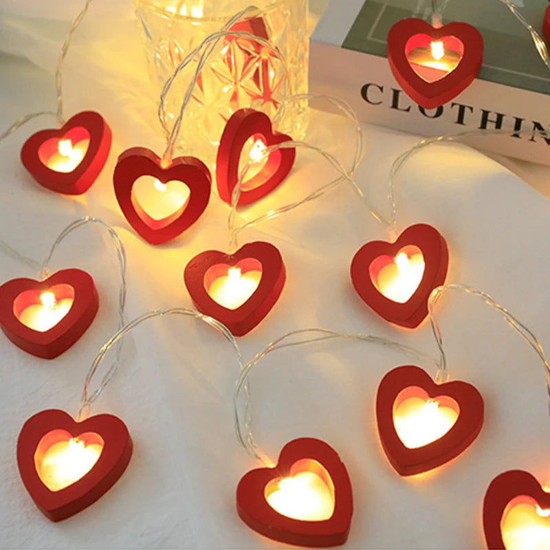 LED Heart Fairy Light String - candletown.net