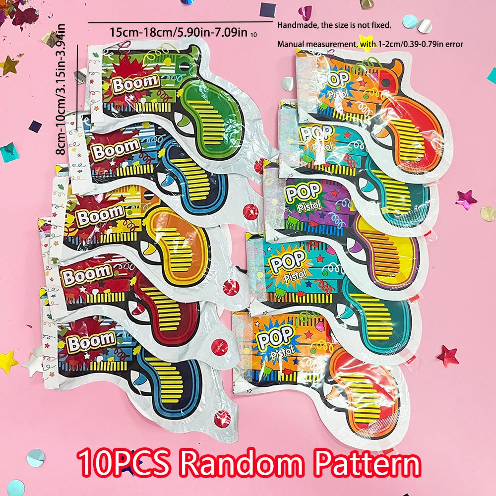 Handheld Confetti Poppers – Party Celebration Set (10 pcs) - candletown.net