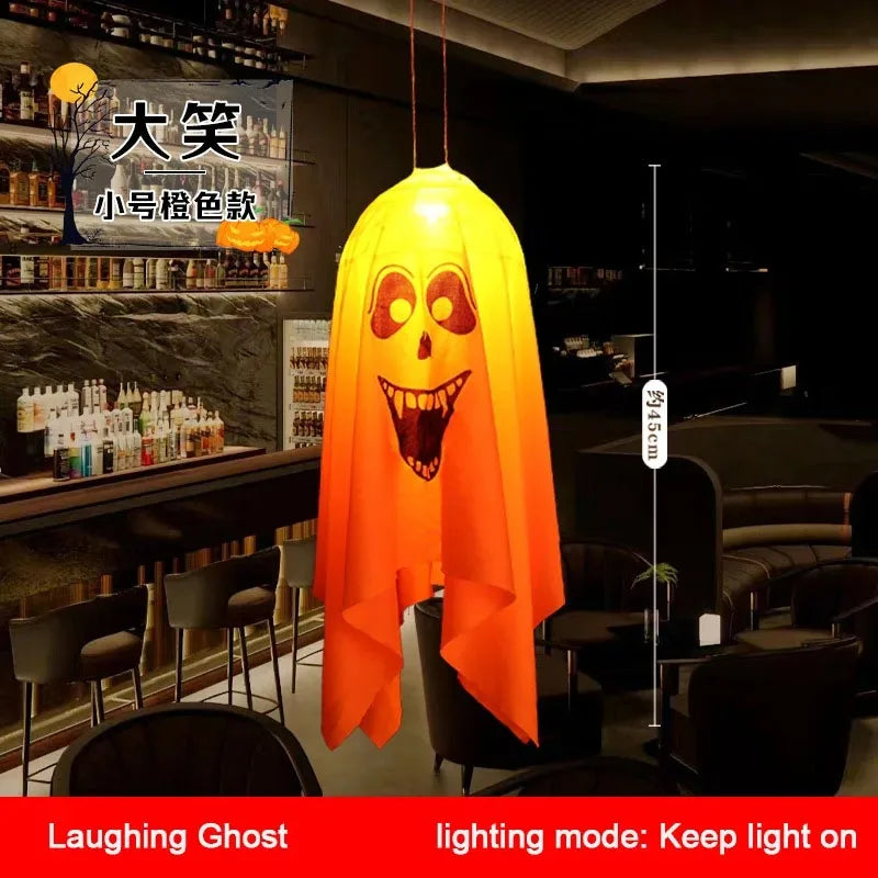 Halloween Ghost LED Hanging Decoration – Spooky Prop - candletown.net