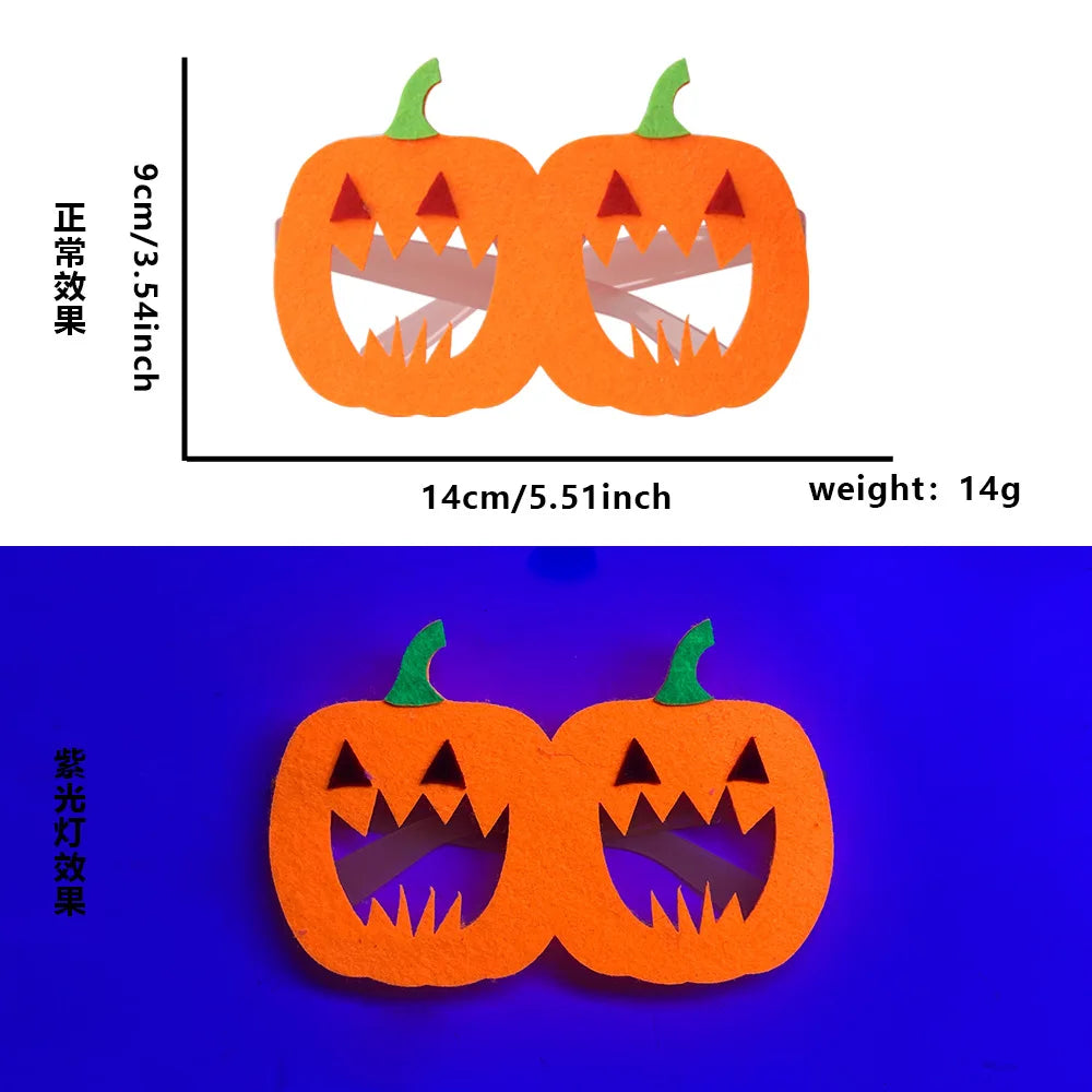 Halloween Costume Accessories Set – Glasses, Mask, Bat Hair Clip & Bracelet - candletown.net