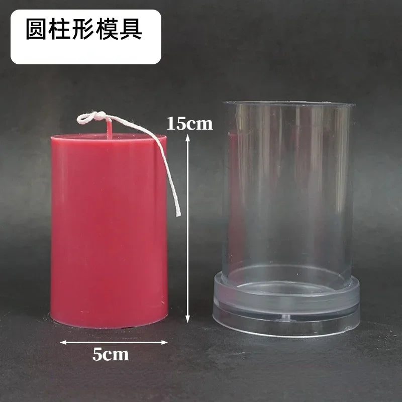 Large Cylindrical Candle Mold for DIY Pillar Candles