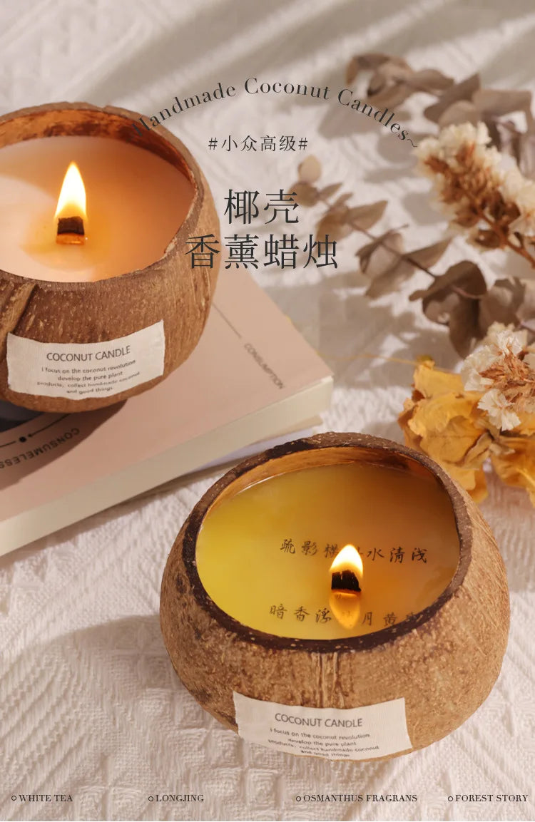 Eco-Friendly Soy Wax Aromatherapy Candle with Wooden Wick - candletown.net