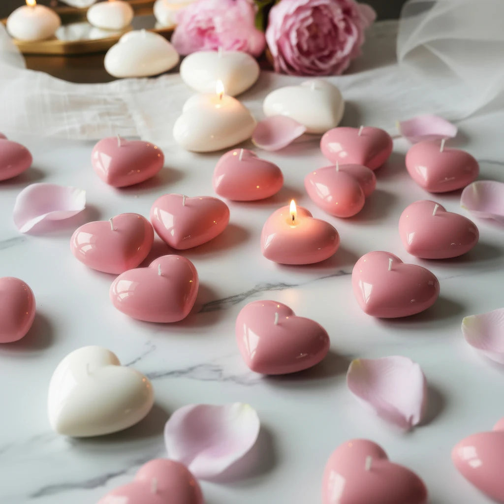 Heart Shaped Scented Candles – Valentine’s Day Set - candletown.net