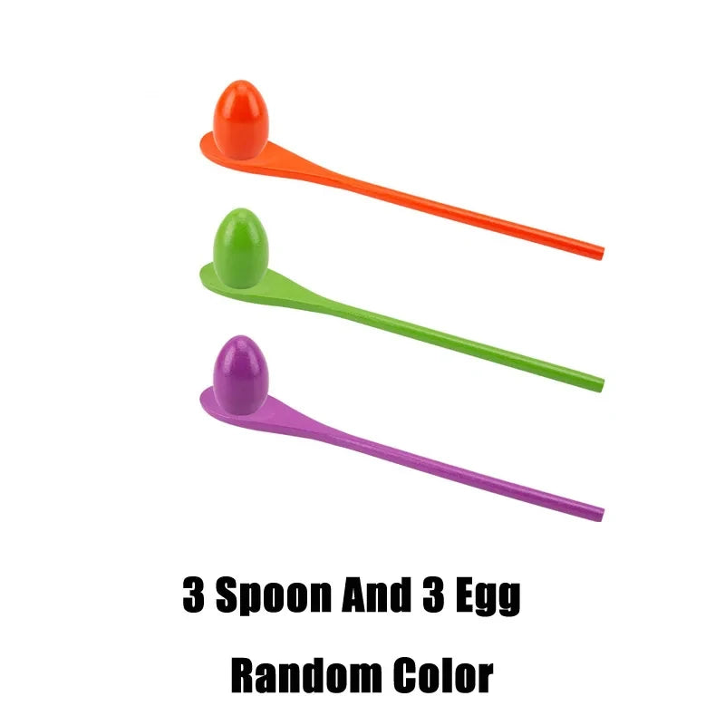 Wooden Egg & Spoon Race Game – Easter Balance Challenge - candletown.net
