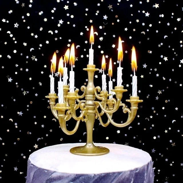 Cake Candle Set with Holders (9pcs) - candletown.net