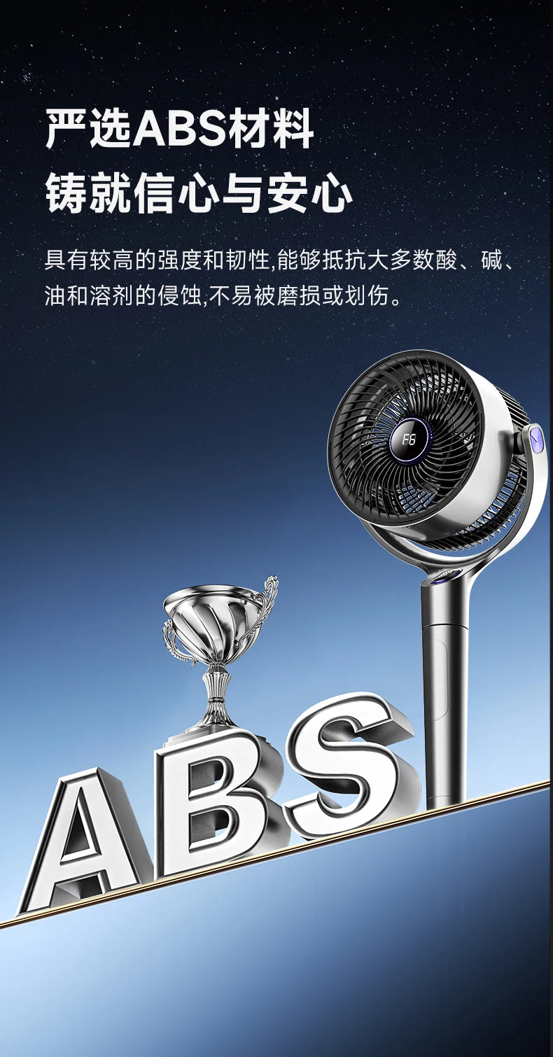 Modern Quiet Air Circulator Floor Fan with Remote Control - candletown.net