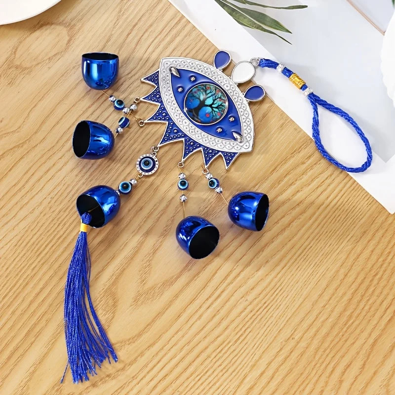 Blue Evil Eye Wind Chime