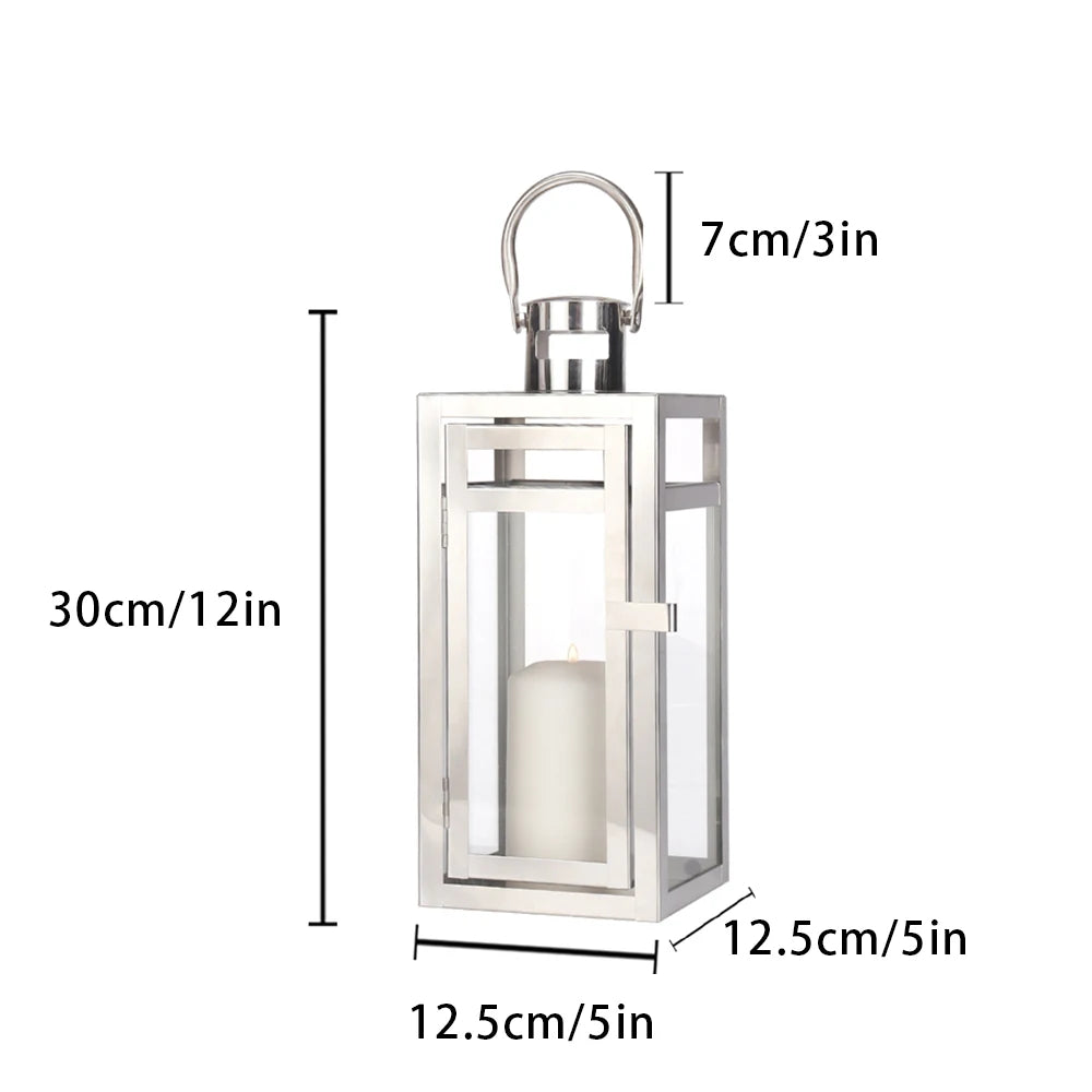 Stainless Steel Candle Lantern
