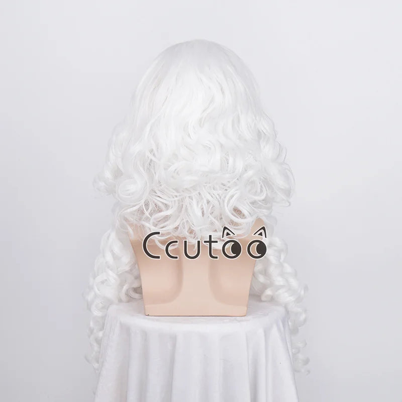 Santa Claus Beard & Wig Set – Classic White Cosplay Costume Accessory