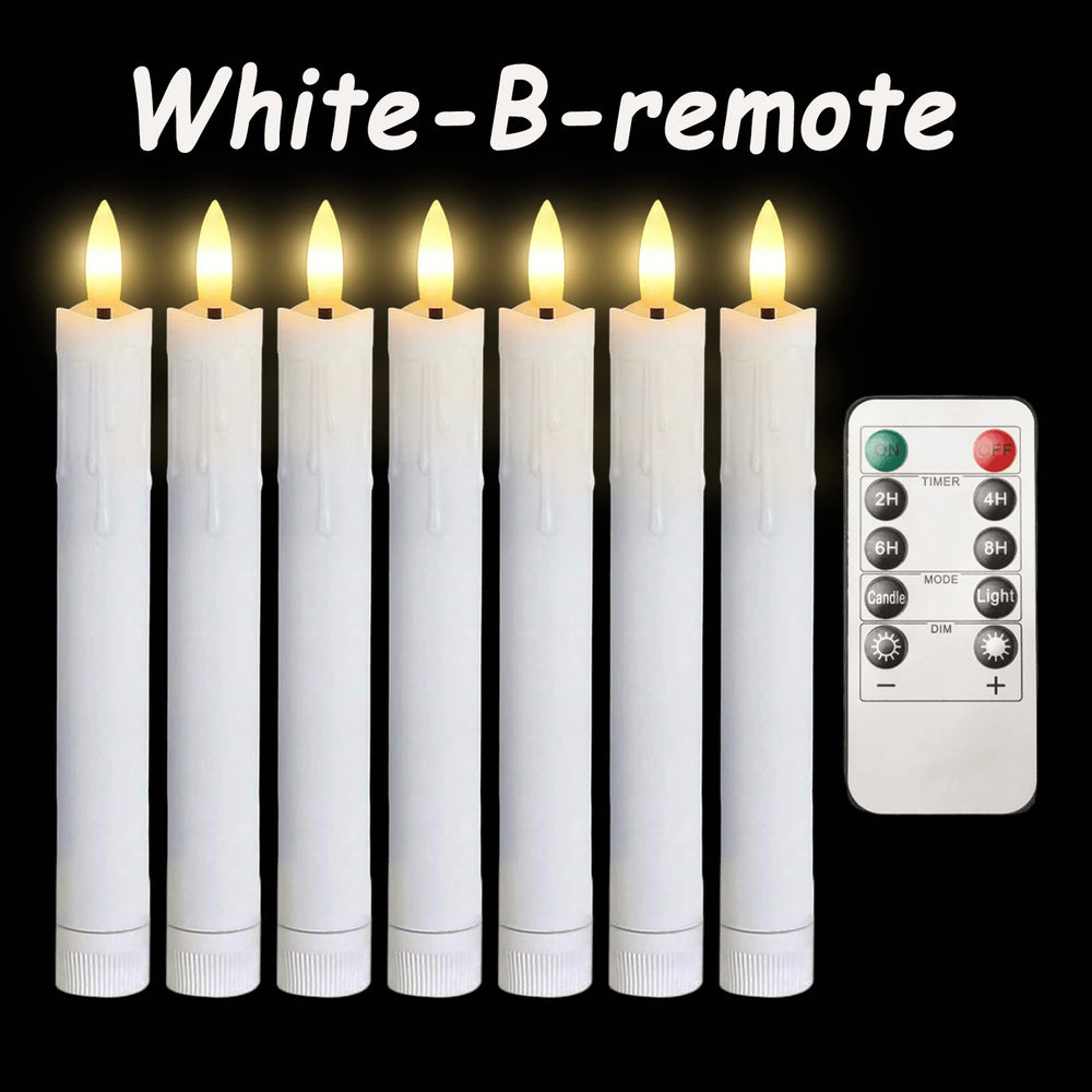 Flameless LED Taper Candles (12–300PCS) - candletown.net