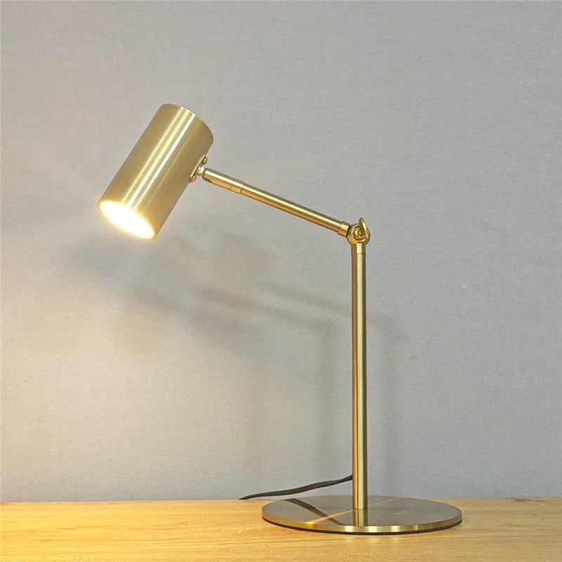 Modern Golden Table Lamp – Nordic Design - candletown.net