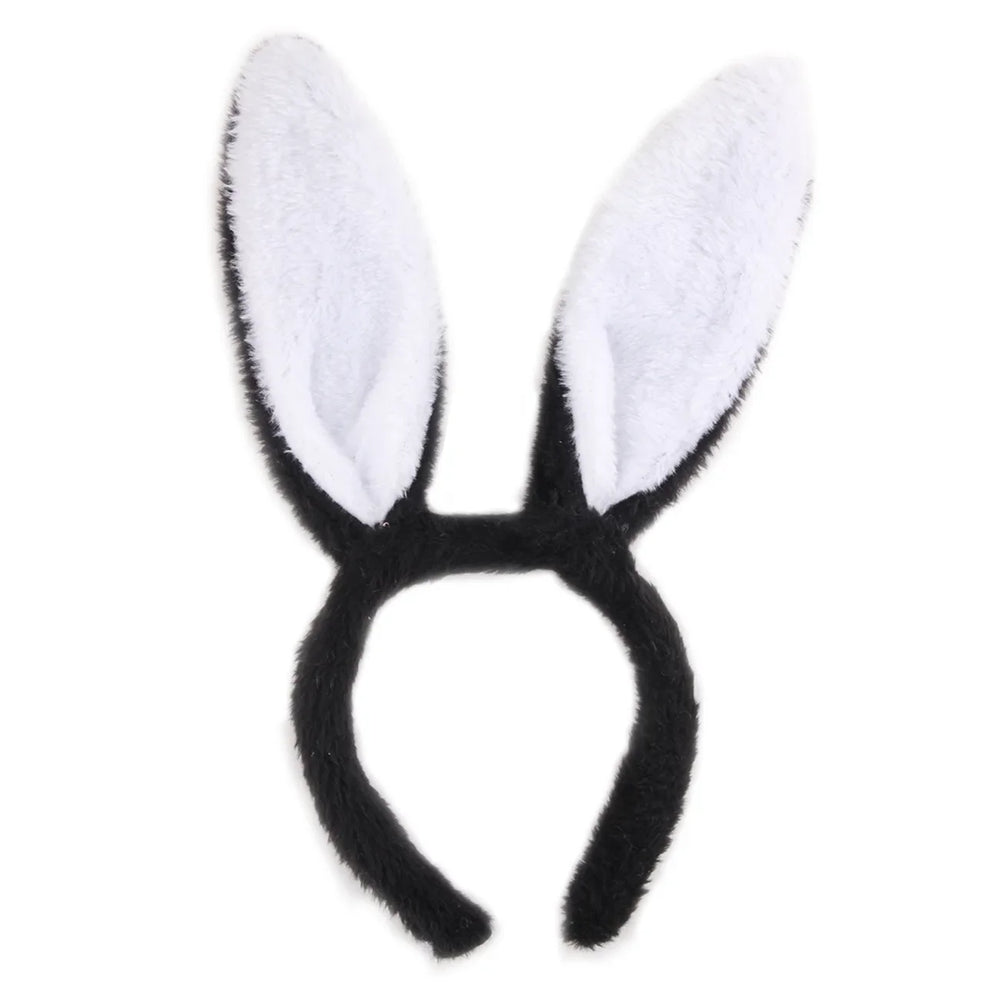 Plush Bunny Ears Headband – Cute & Soft for Easter & Cosplay - candletown.net