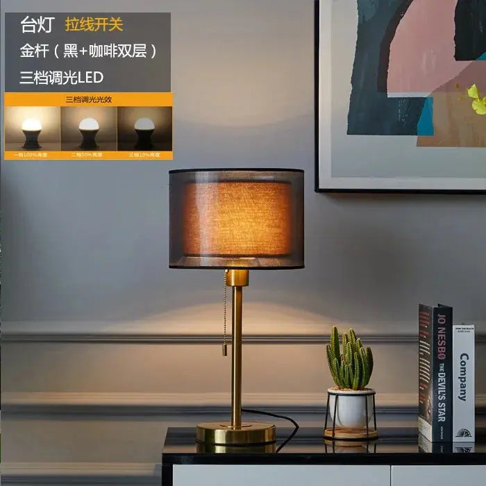 American Gold Table Lamp – Nordic Modern Luxury Design - candletown.net