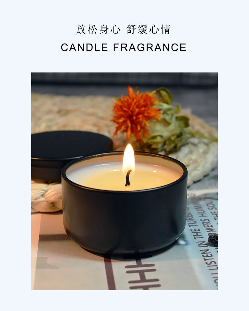 18h Citronella Candle – Natural Mosquito Repellent in Black Tin - candletown.net