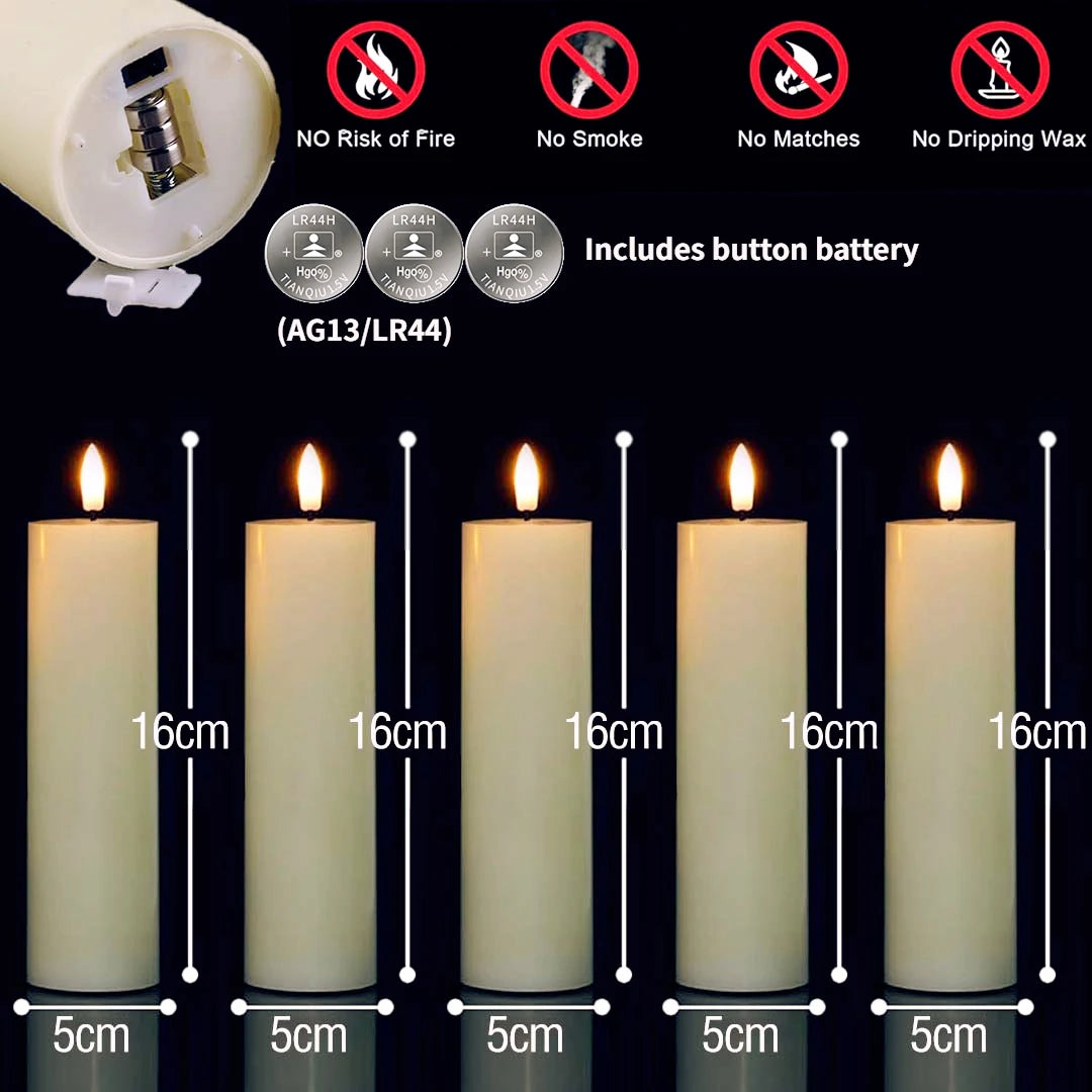 Flameless LED Candles Bulk Set - candletown.net