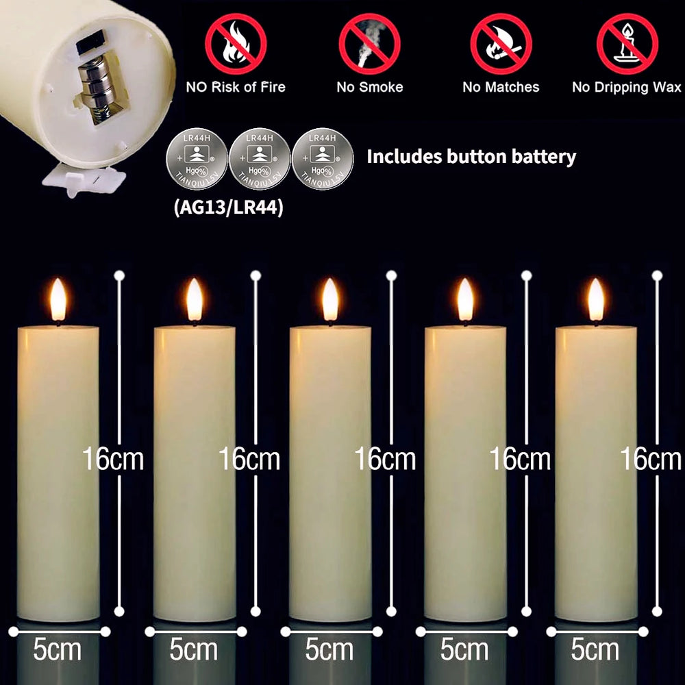 Flameless LED Candles Bulk Set - candletown.net