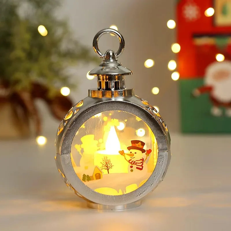 Christmas LED Candle Lantern – Santa & Snowman Edition