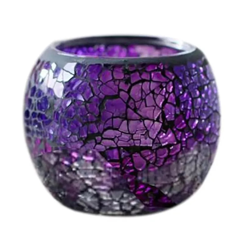 Glass Mosaic Candle Holder