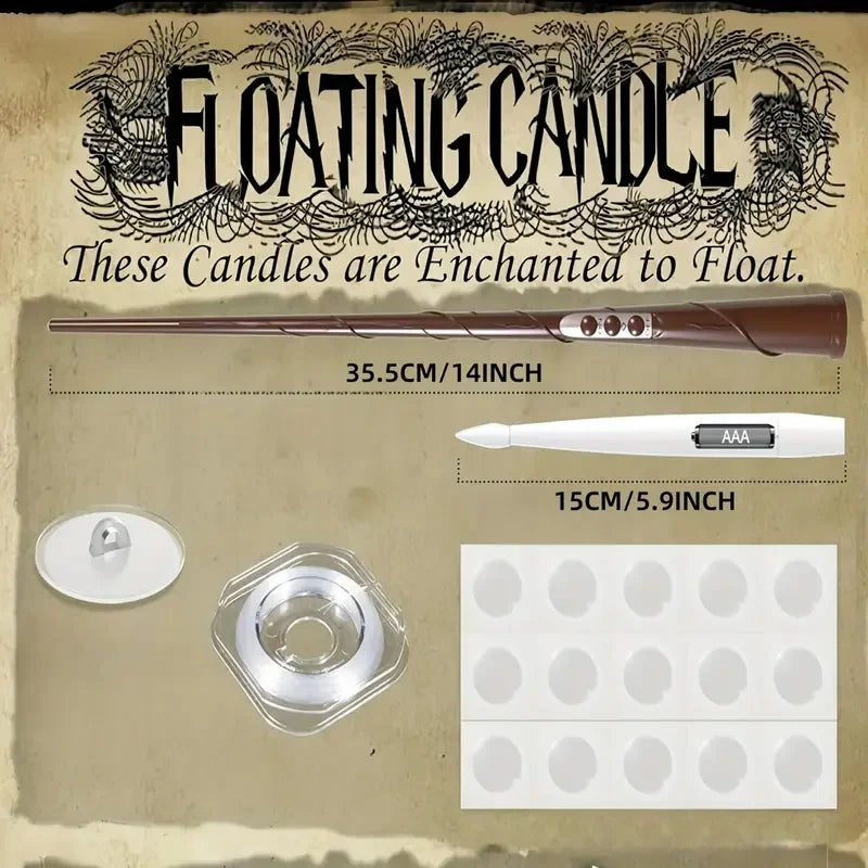 Magic Floating LED Candles with Wand Remote – 10–24 Pack - candletown.net