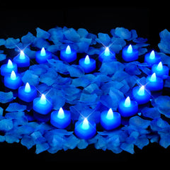 Heart-Shaped LED Flameless Tealight Candles – Romantic Decor Set