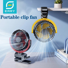 Portable Clip-On Fan for Stroller, Desk & Car