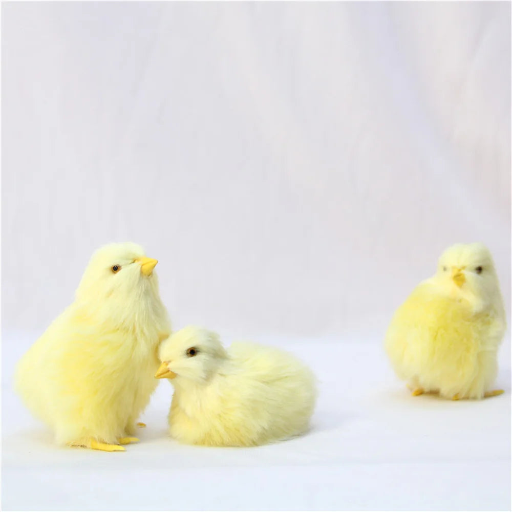 Fluffy Easter Chick Decoration – Cute & Festive Spring Ornament - candletown.net