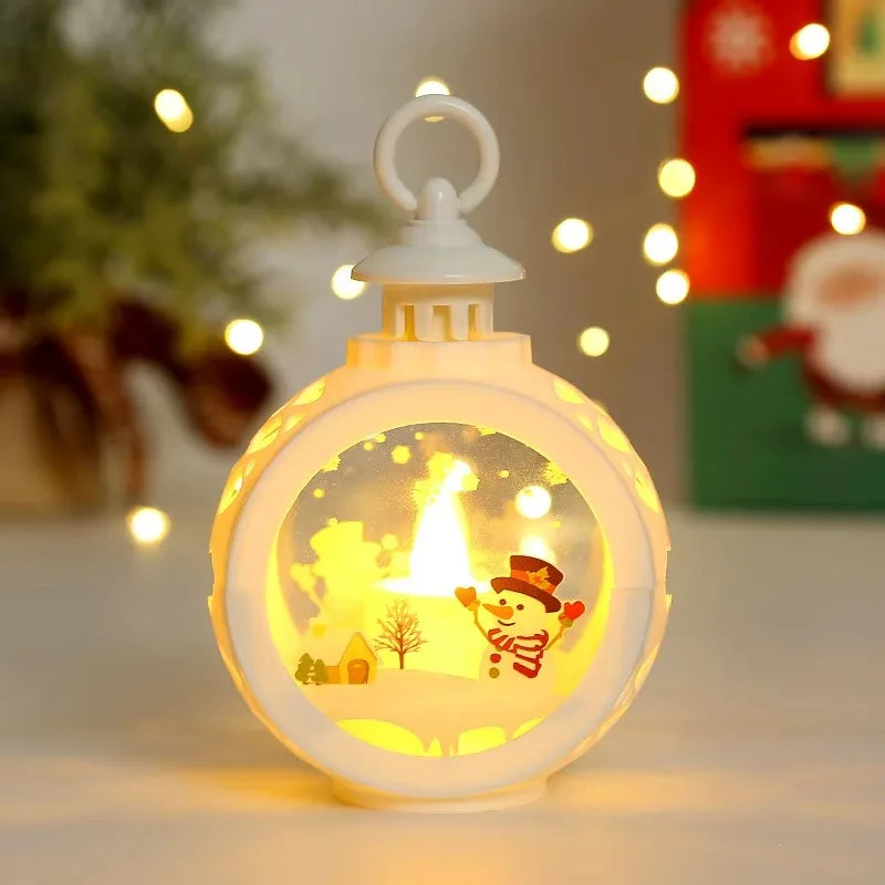 Christmas LED Candle Lantern – Santa & Snowman Edition