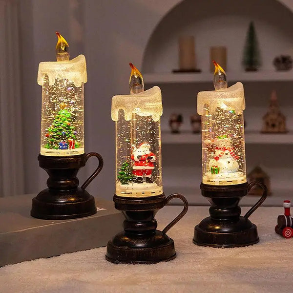 LED Pillar Candle with Handle – Flameless Christmas Candle - candletown.net