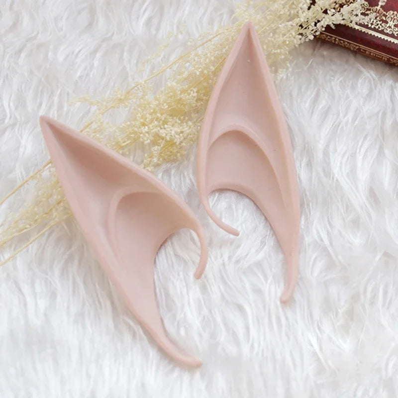 Latex Elf Ears – Fairy Cosplay Costume Accessory for Halloween & Party - candletown.net