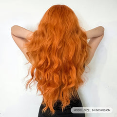 Curly Wig with Bangs – Heat-Resistant Cosplay & Party Wig - candletown.net