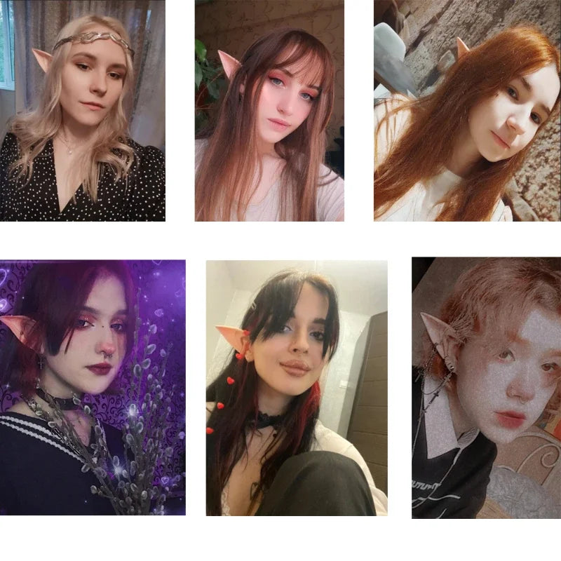 Latex Elf Ears – Fairy Cosplay Costume Accessory for Halloween & Party - candletown.net