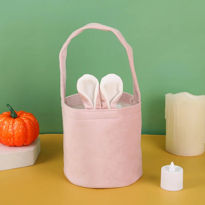 Velvet Easter Bunny Bags – Soft & Adorable Candy Bags for Easter & Celebrations - candletown.net