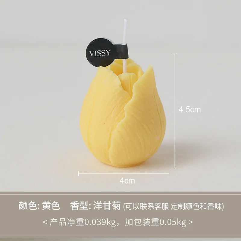 Tulip Scented Candles – Handmade Decorative Flower Candles - candletown.net